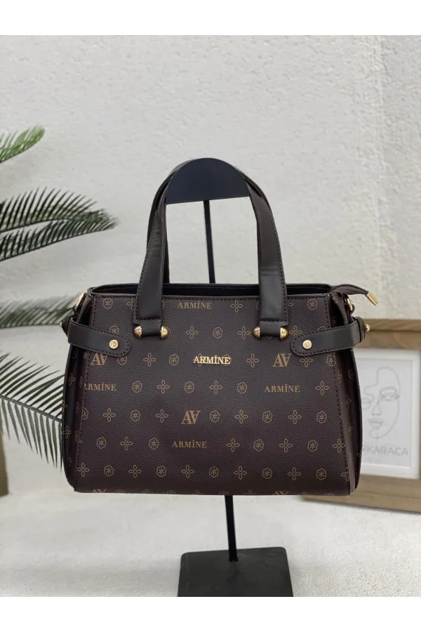 Armine 172 Kahve Noktalı