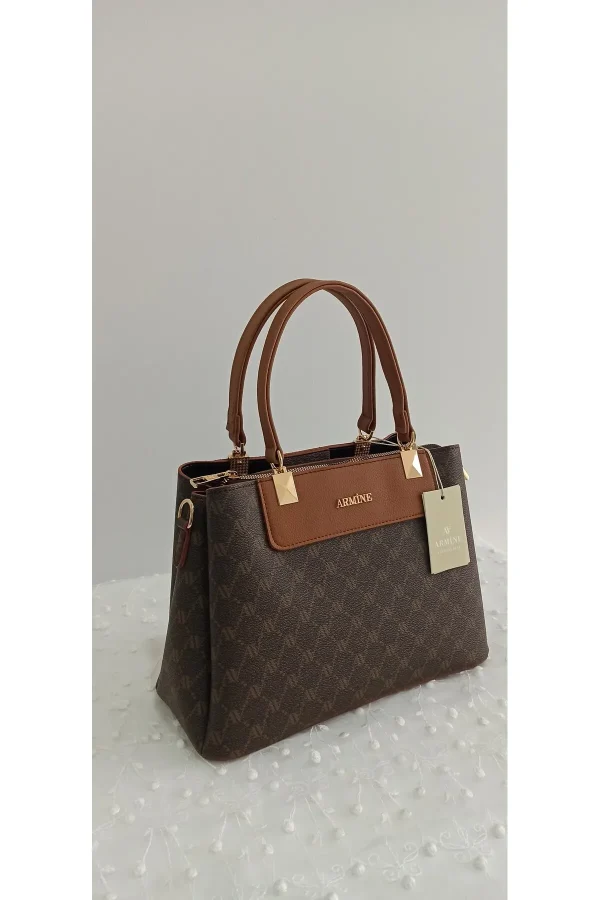 Armine 206 Kahve Noktalı